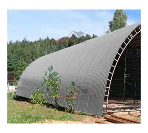 Купить профнастил НС35ПГ-0.5, Ширина-1000, Полиэстер RAL9006 