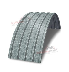 Арочный профнастил оцинкованный Н60-0.5 цена за м2.