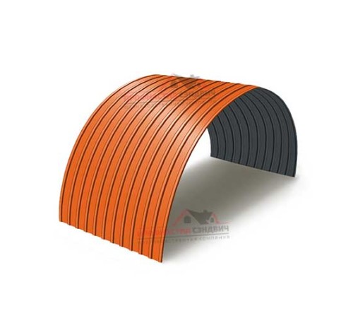 Купить профнастил С10ПГ-1150-0.45 Полиэстер RAL2004 