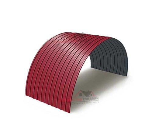 Купить профнастил С10ПГ-1150-0.45 Полиэстер RAL3003 