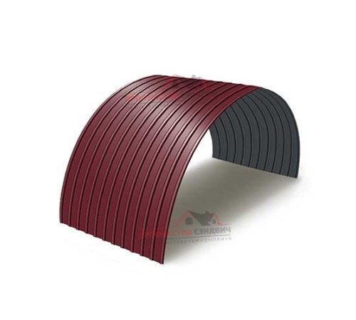 Купить профнастил С10ПГ-1150-0.7 Полиэстер RAL3005 