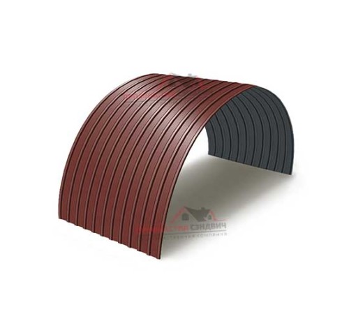 Купить профнастил С10ПГ-1150-0.5 Полиэстер RAL3009 