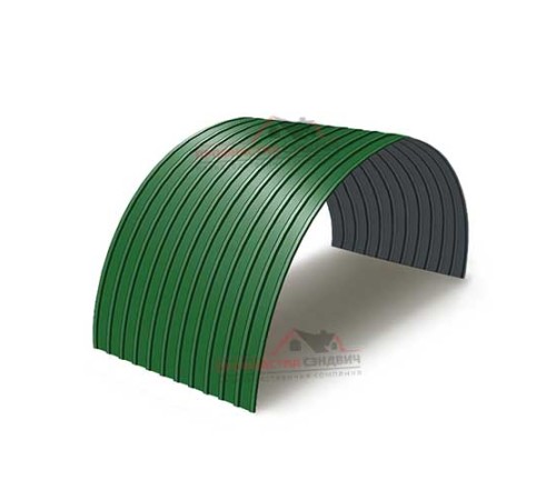 Купить профнастил С10ПГ-1150-0.45 Полиэстер RAL6002 