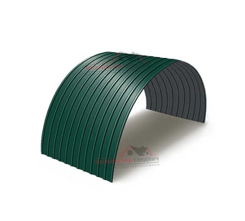 Купить профнастил С10ПГ-1150-0.45 Полиэстер RAL6005 