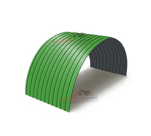 Купить профнастил С10ПГ-1150-0.5 Полиэстер RAL6018 