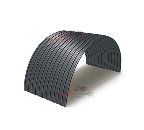 Купить профнастил С10ПГ-1150-0.7 Полиэстер RAL7024 