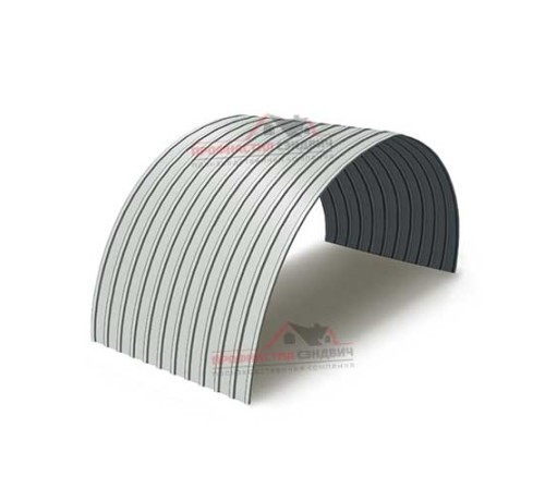 Купить профнастил С10ПГ-1150-0.5 Полиэстер RAL7035 