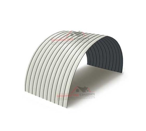 Купить профнастил С10ПГ-1150-0.55 Полиэстер RAL9003 