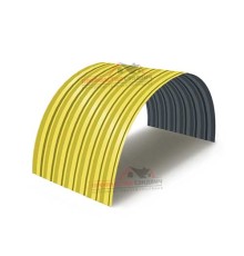 Профнастил С-15ПГ-1190-0.4 (с гранью) Полиэстер RAL 1018