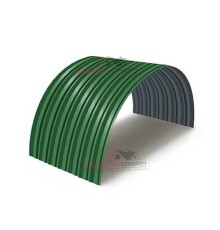 Профнастил С-15ПГ-1190-0.4 (с гранью) Полиэстер RAL 6002