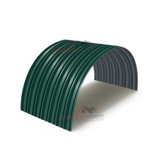 Профнастил С-15ПГ-1190-0.4 (с гранью) Полиэстер RAL 6005