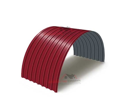 Купить профнастил окрашенный С17ПГ-1090-0.45 цена за пог.м 