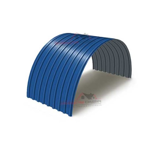 Купить профнастил окрашенный С17ПГ-1090-0.55 цена за м2 