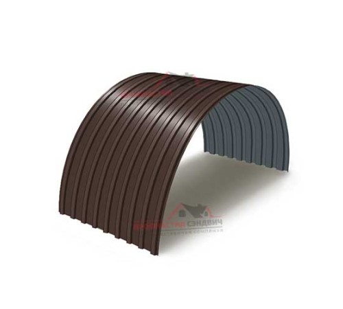 Купить профнастил окрашенный С17ПГ-1090-0.4 цена за пог.м 