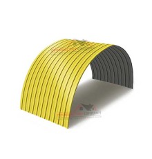 Профнастил СС10ПГ-1150-0.45 Полиэстер RAL1018