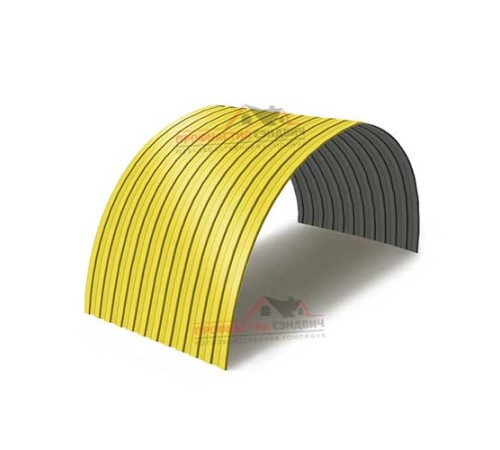 Купить профнастил СС10ПГ-1150-0.45 Полиэстер RAL1018 