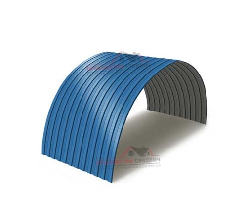 Купить профнастил СС10ПГ-1150-0.5 Полиэстер RAL5015 