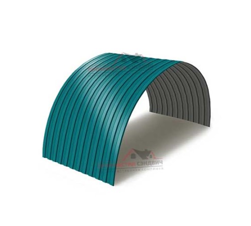 Купить профнастил СС10ПГ-1150-0.4 Полиэстер RAL5021 