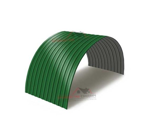 Купить профнастил СС10ПГ-1150-0.45 Полиэстер RAL6002 