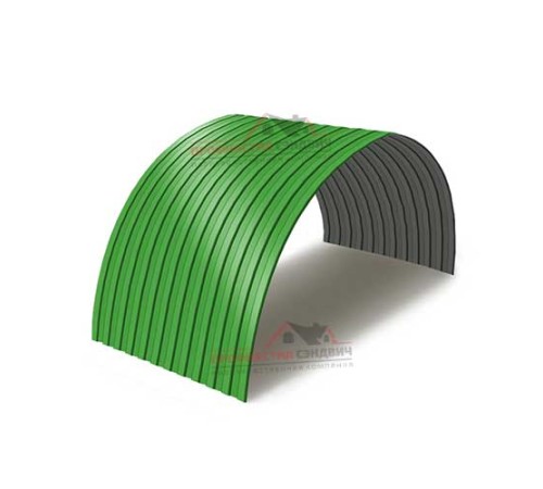 Купить профнастил СС10ПГ-1150-0.5 Полиэстер RAL6018 