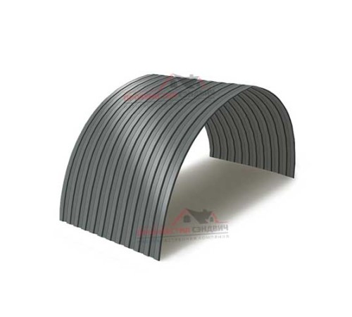 Купить профнастил СС10ПГ-1150-0.45 Полиэстер RAL7005 