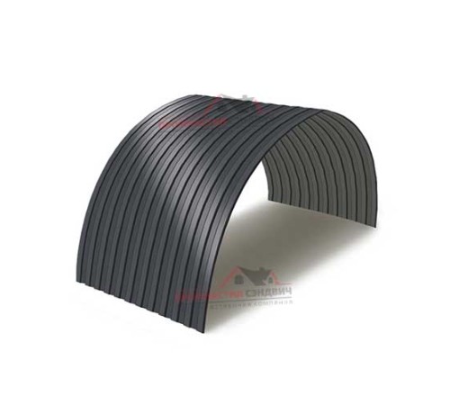 Купить профнастил СС10ПГ-1150-0.7 Полиэстер RAL7024 