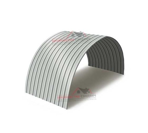 Купить профнастил СС10ПГ-1150-0.5 Полиэстер RAL7047 