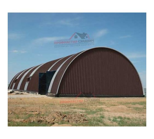 Купить профнастил СС10ПГ-1150-0.45 Полиэстер/Двусторонний RAL8017 