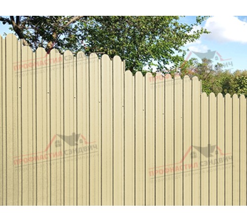 Купить профнастил С10Б с фигурным резом от производителя