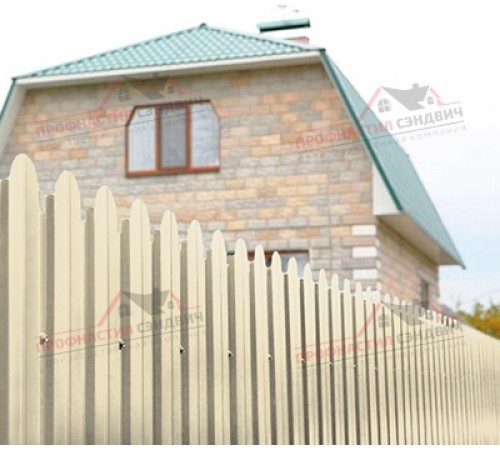 Цена на профнастил С10А с фигурным резом от производителя