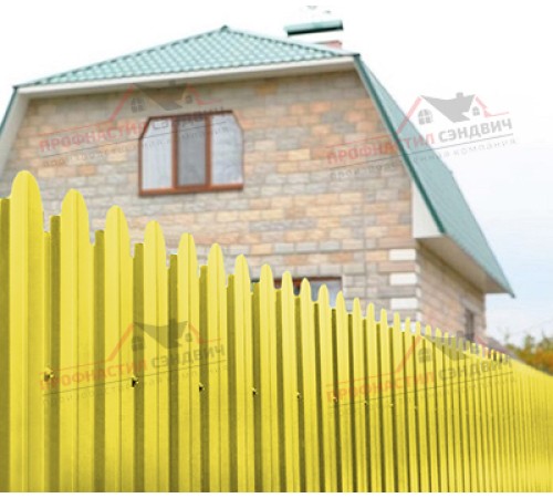 Цена на профнастил С10А с фигурным резом от производителя