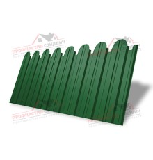 Профнастил фигурный С10 - 0,45 Окрас - Б, RAL 6002 лиственно-зеленый