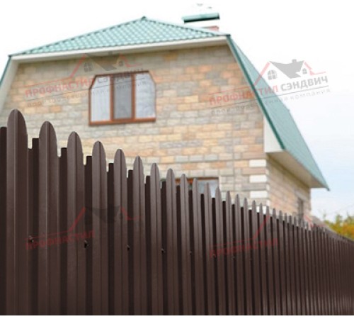 Цена на профнастил С10А с фигурным резом от производителя