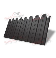 Профнастил фигурный С10 - 0,45 Окрас - Б, Drap RR 32 темно-коричневый