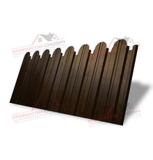 Профнастил фигурный С10 - 0,45 Окрас - Б, Print Elite Antique Wood