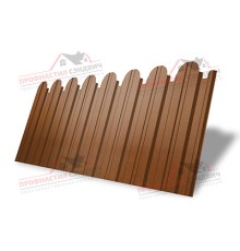 Профнастил фигурный С10 - 0,5 Окрас - А, Quarzit с пленкой Cuprum Steel