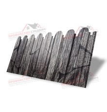 Профнастил фигурный С10 - 0,45 Окрас - Б, Print Elite King Stone