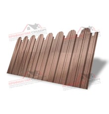 Профнастил фигурный С10 - 0,45 Окрас - Б, Print Elite с пленкой White Wood