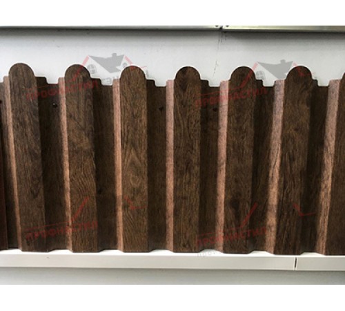 Цена на профнастил С20Б с фигурным резом от производителя