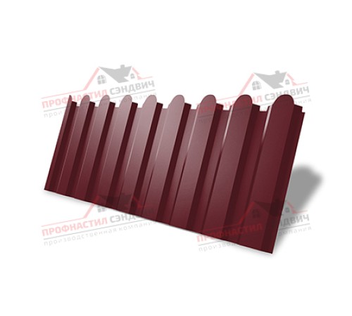 Цена на профнастил С20A с фигурным резом от производителя