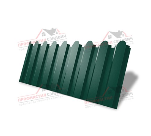 Цена на профнастил С20Б с фигурным резом от производителя