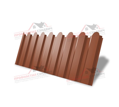 Цена на профнастил С20A с фигурным резом от производителя