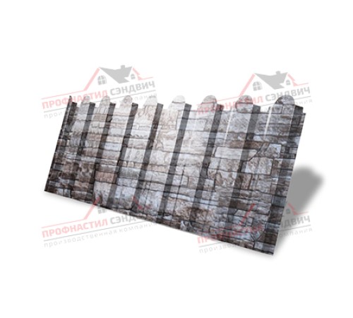 Цена на профнастил С20A с фигурным резом от производителя