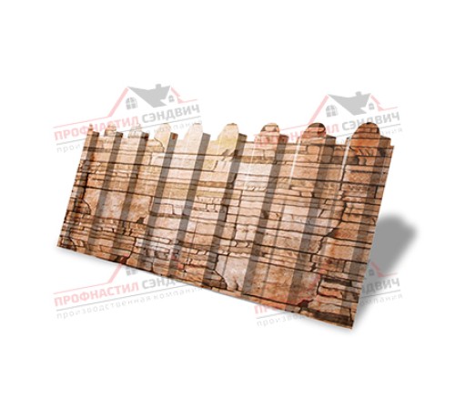 Цена на профнастил С20Б с фигурным резом от производителя