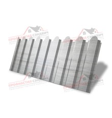 Профнастил фигурный С20 - 0,45 Окрас - Б, Print Elite с пленкой Snow Wood