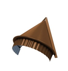 Заглушка конька круглого конусная-0,5 PURMAN Argillite