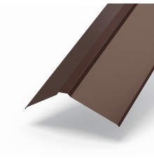 Планка конька плоского 190х190х2000-0,5 Norman RAL8017