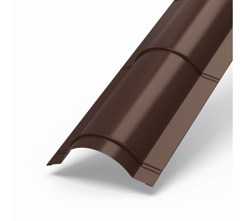 Планка конька круглого R110х2000-0,5 Norman RAL8017