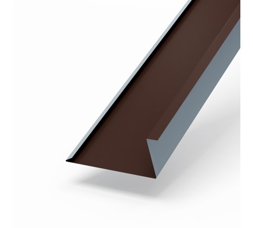 Планка примыкания нижняя 250х122х2000-0,5 Norman RAL8017