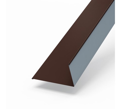 Планка примыкания верхняя 250х147х2000-0,5 Norman RAL8017